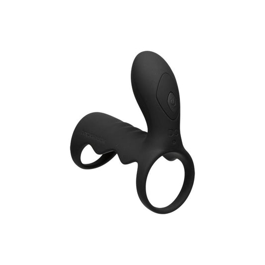 Vibrating Cock Cage with Wireless Remote Black Vibrating Cock Cage with Wireless Remote Black - UABDSM