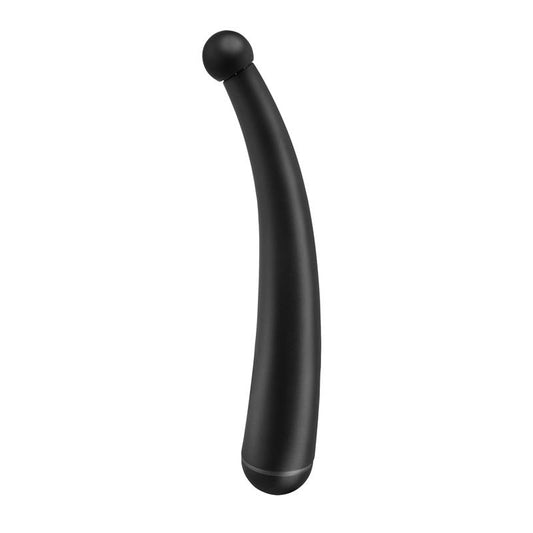 Vibrating Curved Anal Plug Colour Black Vibrating Curved Anal Plug Colour Black - UABDSM