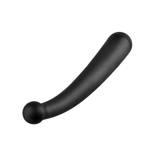 Vibrating Curved Anal Plug Colour Black - UABDSM