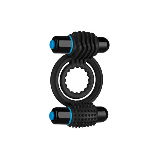Vibrating Double C-Ring Black Vibrating Double C-Ring Black - UABDSM