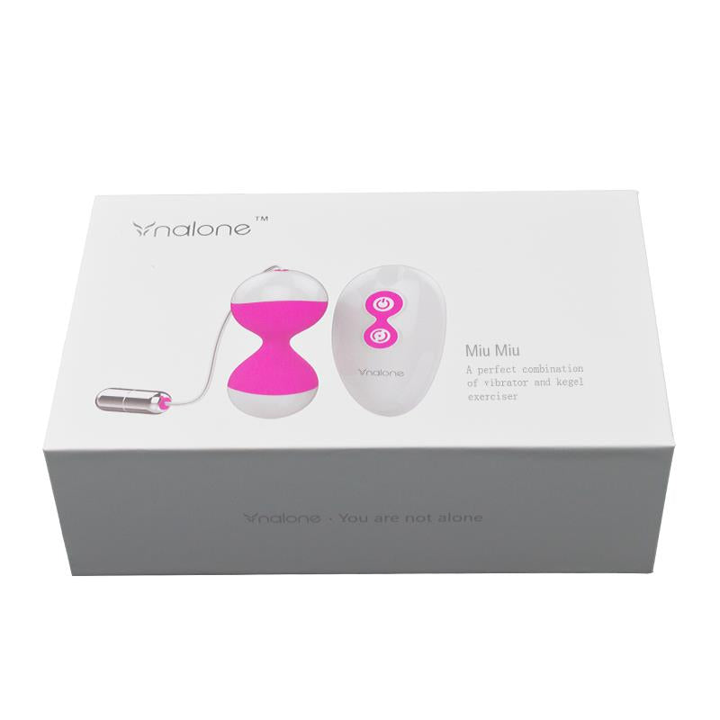 Vibrating Egg and Kegel Balls Miu Miu Fuchsia - UABDSM