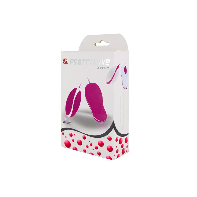 Vibrating Egg Avery Pink and White - UABDSM