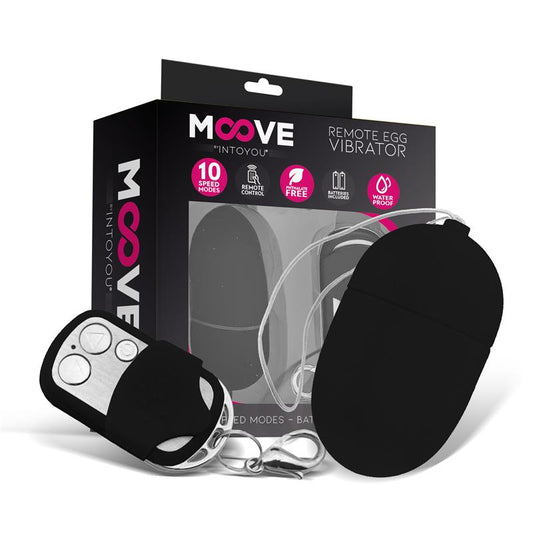 Vibrating Egg with Remote Control Medium Size Black Vibrating Egg with Remote Control Medium Size Black - UABDSM