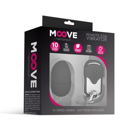 Vibrating Egg with Remote Control Mini Black - UABDSM