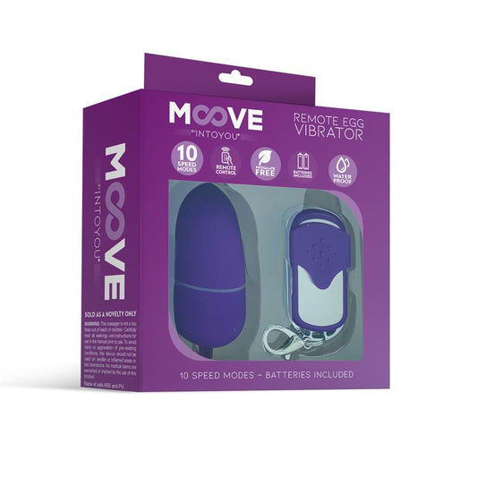 Vibrating Egg with Remote Control Mini Purple - UABDSM