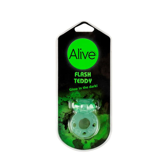 Vibrating Ring Flash Teddy Fluorescent Green - UABDSM