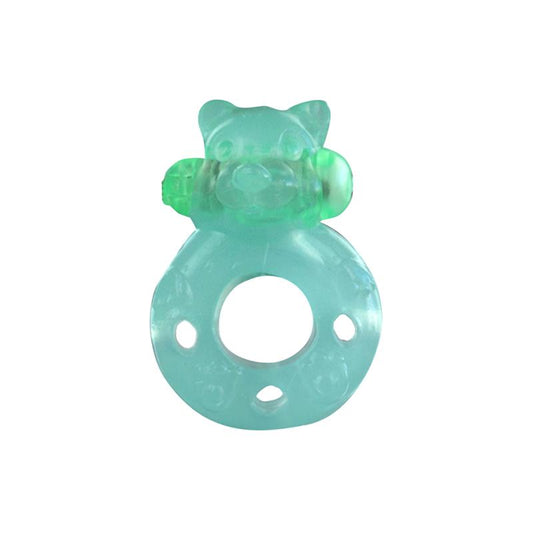 Vibrating Ring Flash Teddy Fluorescent Green Vibrating Ring Flash Teddy Fluorescent Green - UABDSM