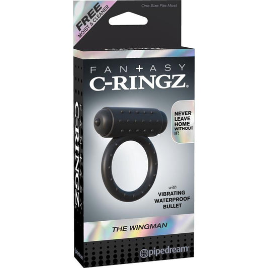 vibrating Ring The Wingman Black - UABDSM