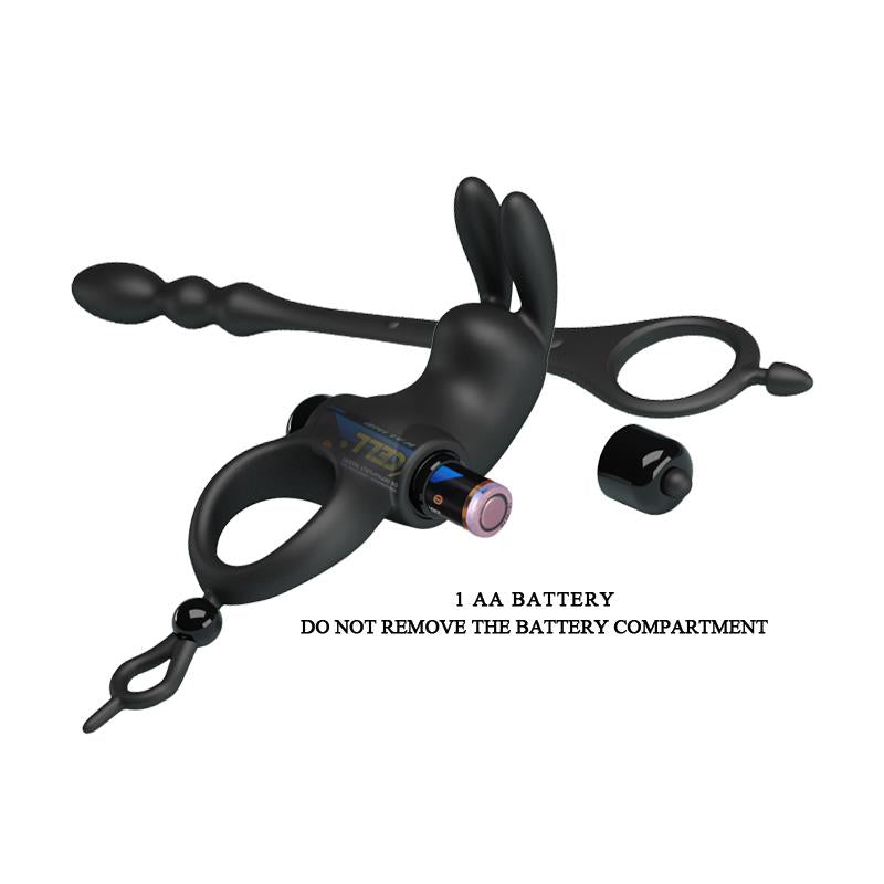 Vibrating Ring with Desmontable Anal Chain - UABDSM