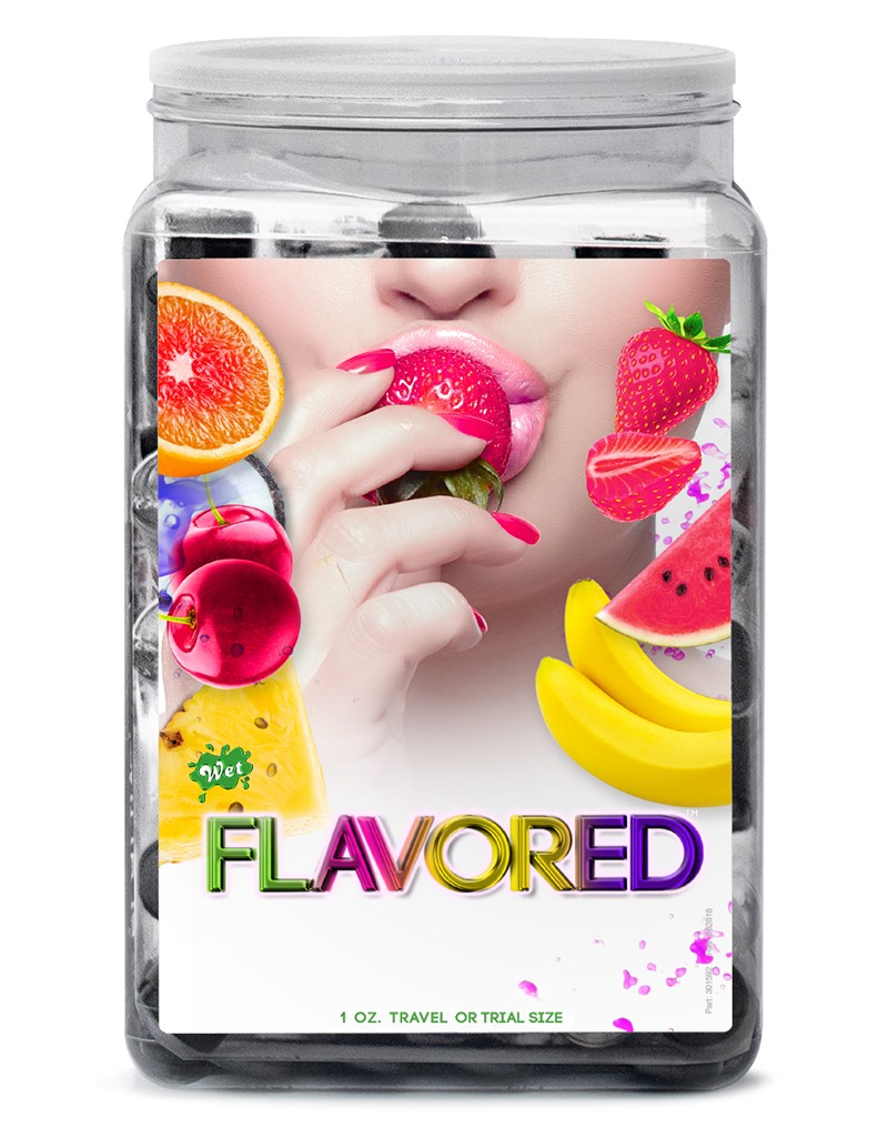 WET Flavored Assorted 36 X 30ml. In Countyer Bowl Display - UABDSM