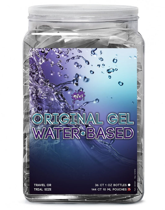 Wet Original Water 144 X 10ml. In Counter Bowl Display Wet Original Water 144 X 10ml. In Counter Bowl Display - UABDSM