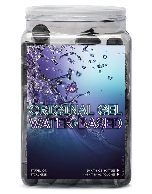 WET Original Water Based Gel 36 X 30ml. In Counter Bowl Display WET Original Water Based Gel 36 X 30ml. In Counter Bowl Display - UABDSM