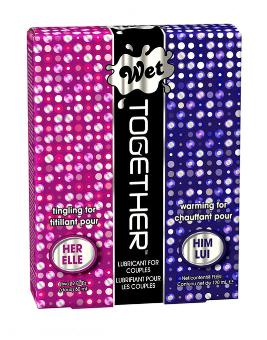 WET Together Lubricant For Couples 2 X 60mL WET Together Lubricant For Couples 2 X 60mL - UABDSM