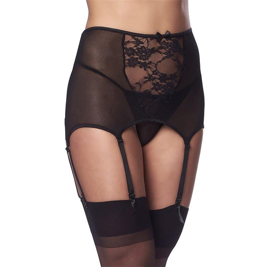 Wide Garter Belt with Stocking Black Wide Garter Belt with Stocking Black - UABDSM