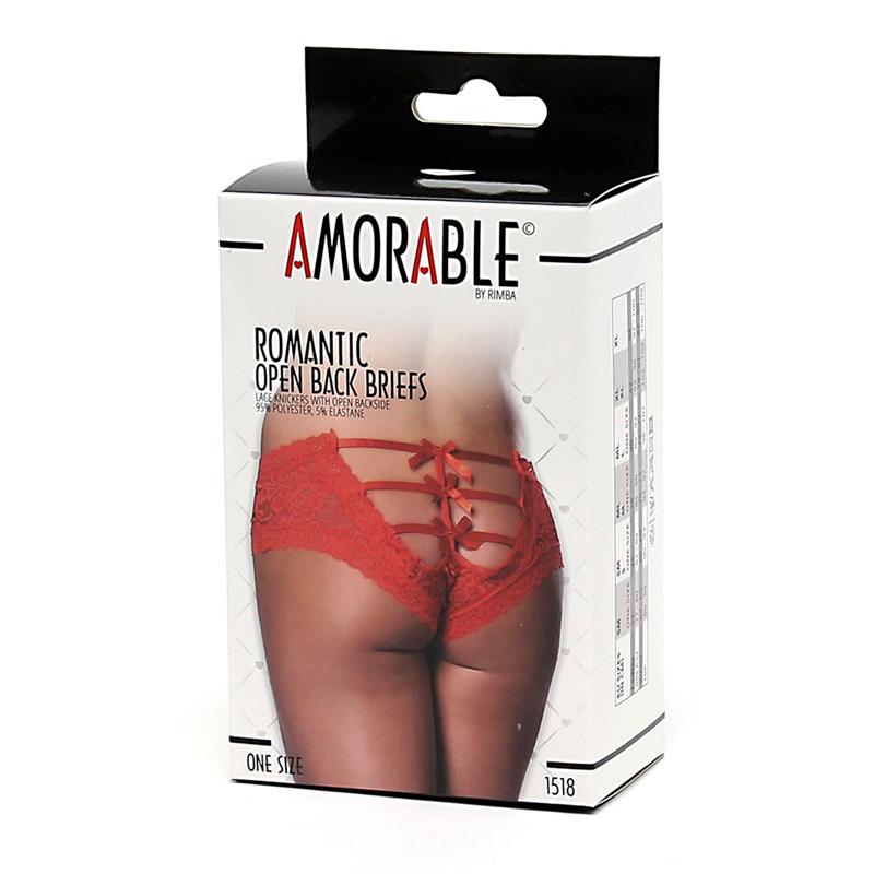 Wide Panties Corset Type Red One Size - UABDSM