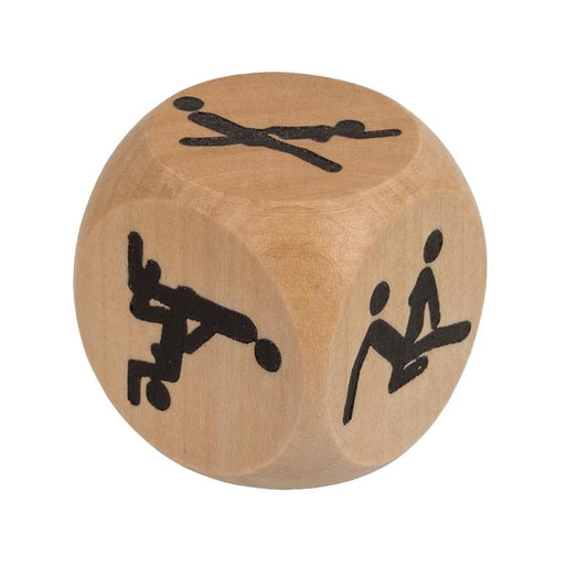 Wooden Dice Kamasutra 3x3 cm 1 Unit Wooden Dice Kamasutra 3x3 cm 1 Unit - UABDSM