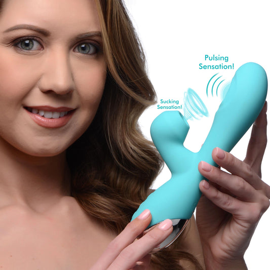 10X Silicone Suction and Pulsating Rabbit Vibrator 10X Silicone Suction and Pulsating Rabbit Vibrator - UABDSM