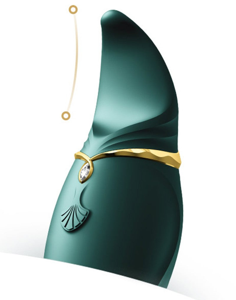 ZALO Hero Jewel Green - Clitoral PulseWave Massager - UABDSM