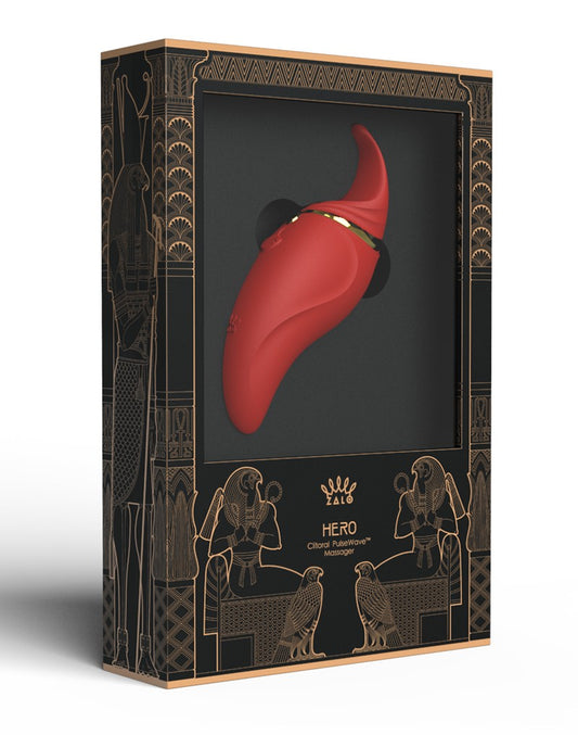 ZALO Hero Wine Red - Clitoral PulseWave Massager - UABDSM