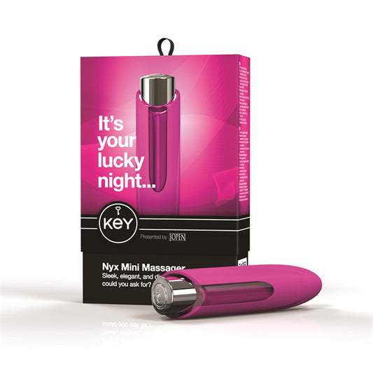 Key by Jopen Nyx Mini Massager - Raspberry Pink - UABDSM
