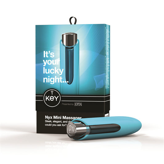 Key by Jopen Nyx Mini Massager - Robin Egg Blue - UABDSM