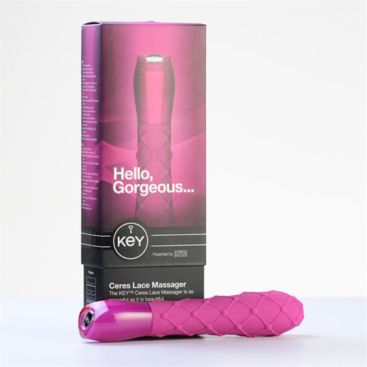 Key by Jopen Ceres Classic Vibe Lace Texture - Raspberry Pink - UABDSM