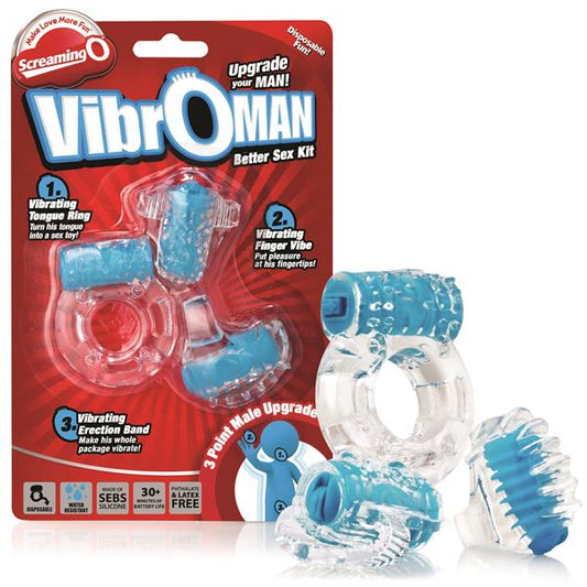 Screaming O VibrOman - Blue - UABDSM