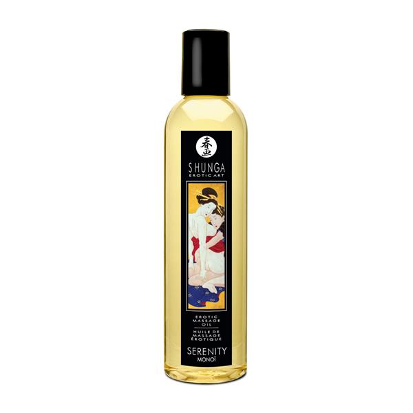 Shunga Massage Oil Serenity (Monoi) - UABDSM