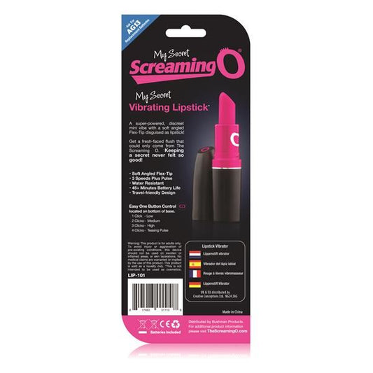 My Secret Screaming O - Vibrating Lipstick - UABDSM