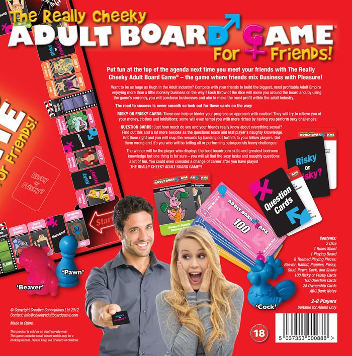 The Really Cheeky Adult Board Game - UABDSM