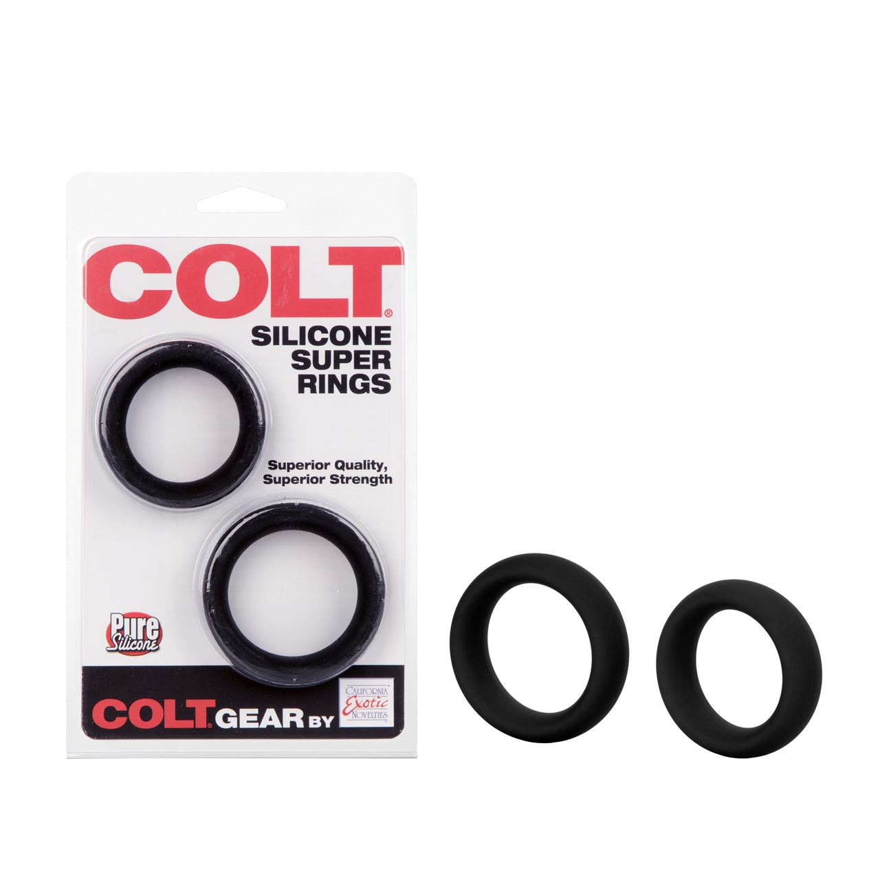 COLT Silicone Super Rings - Black - UABDSM