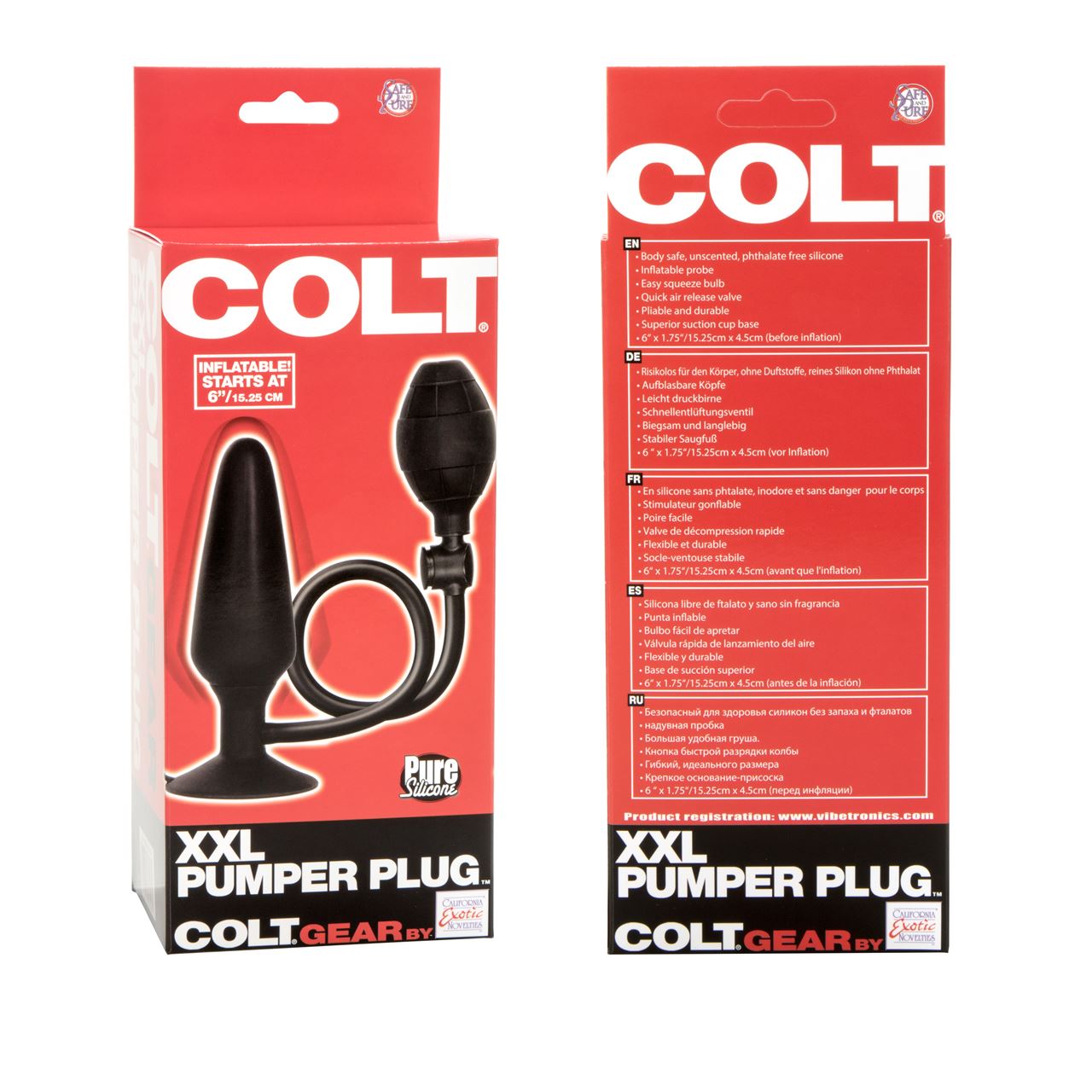 COLT XXL Pumper Plug - Black - UABDSM