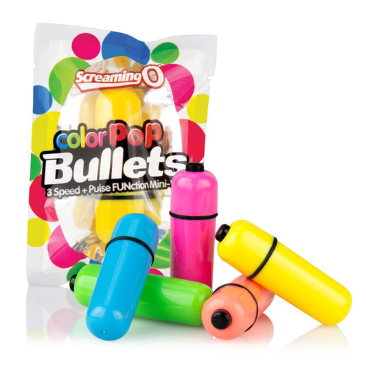 Screaming O Colour Pop Bullet in Candy Bowl Dispenser (40) - UABDSM