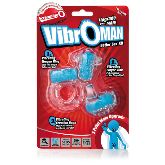 Screaming O VibrOman - Blue - UABDSM
