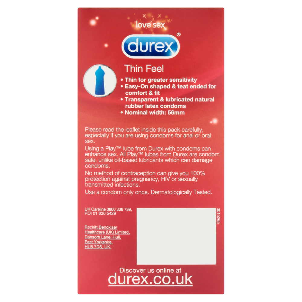 Durex Thin Feel 12s - UABDSM