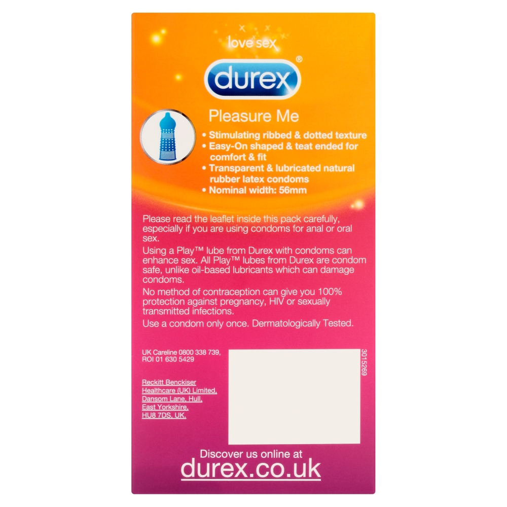 Durex Pleasure Me 12s - UABDSM