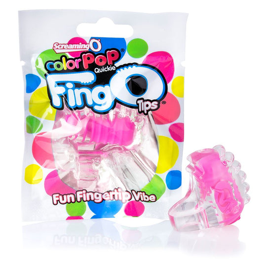 Screaming O Colour Pop Quickie FingO Tips - Pink - UABDSM