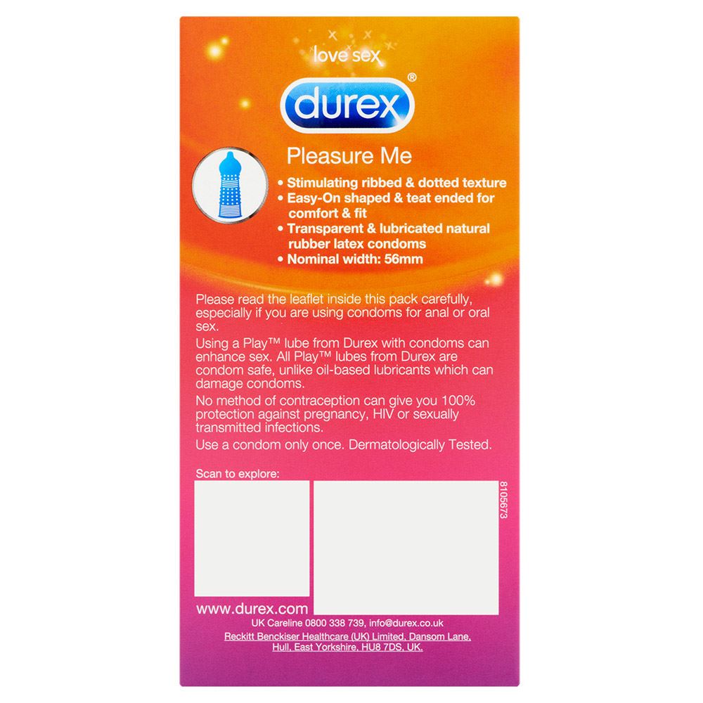 Durex Pleasure Me 6s - UABDSM