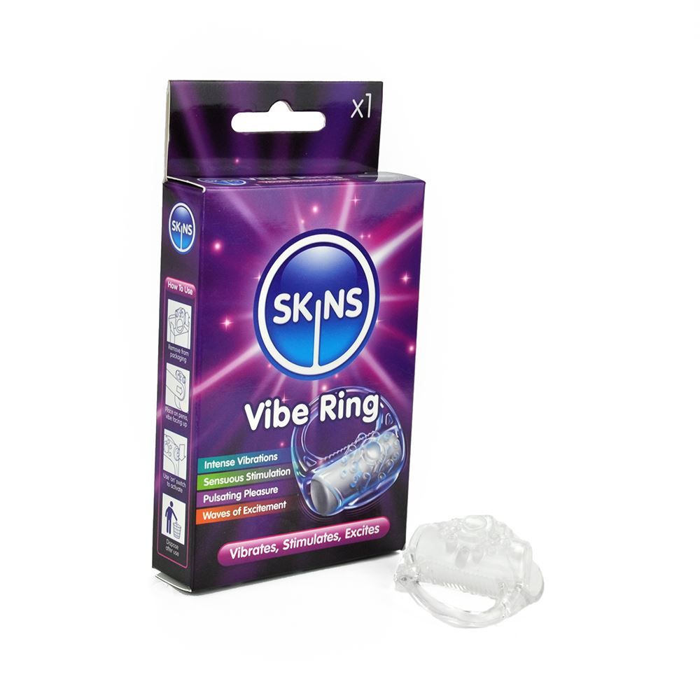 Skins Vibrating Ring Retail Pack - UABDSM