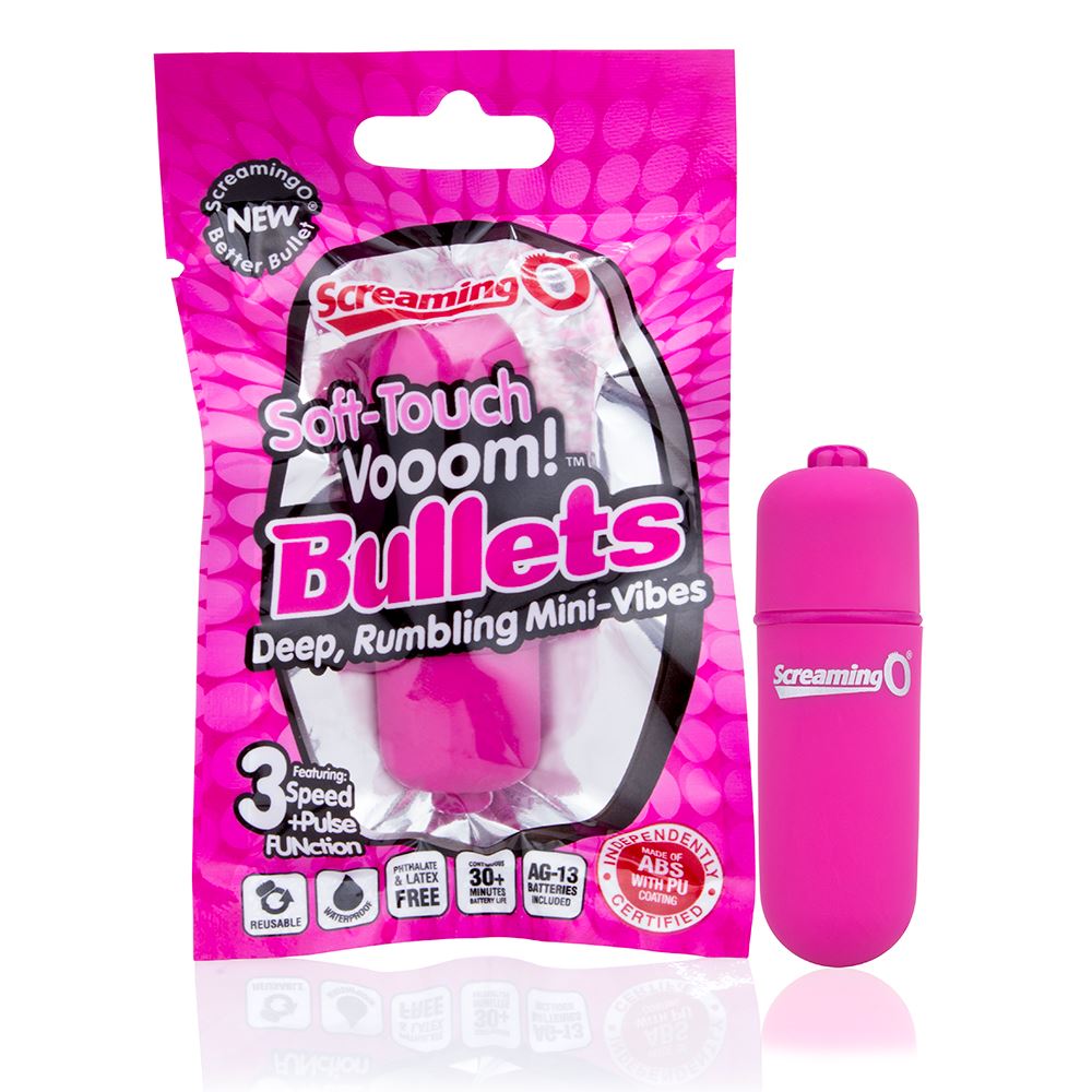 Screaming O Soft Touch Vooom Bullets - Pink - UABDSM