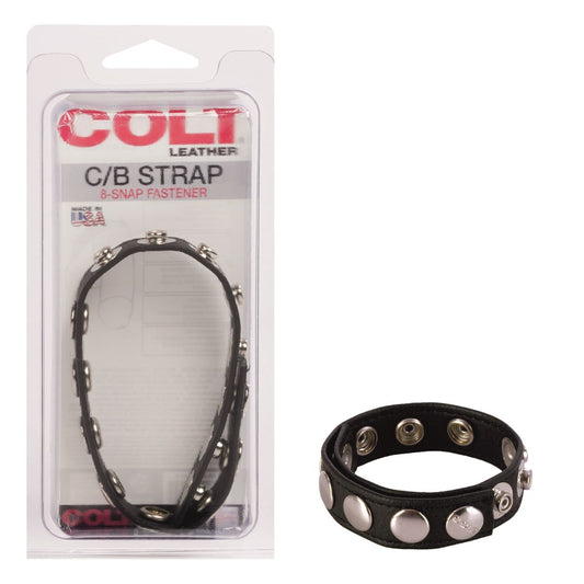 COLT 8 Snap Fastener Leather Strap - UABDSM