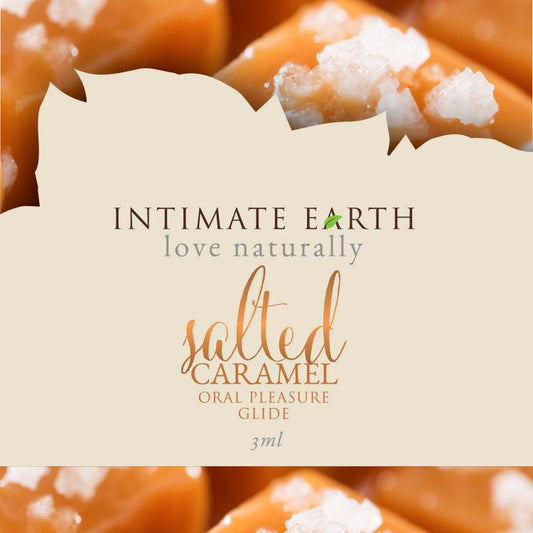 Intimate Earth Flavoured Lube - Salted Caramel 3ml Foil - UABDSM