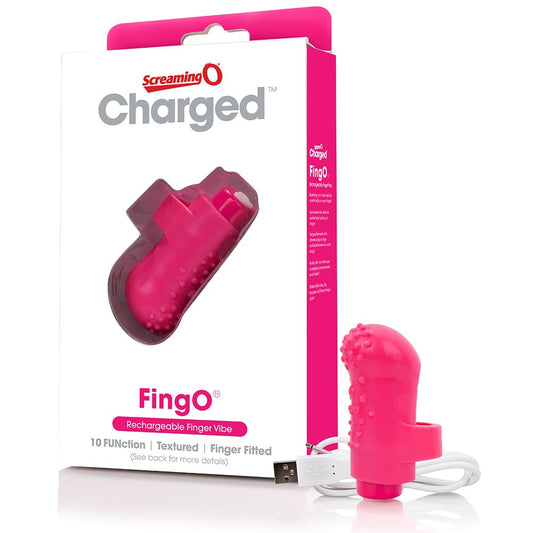 Screaming O Charged FingO Mini Vibe - Pink - UABDSM