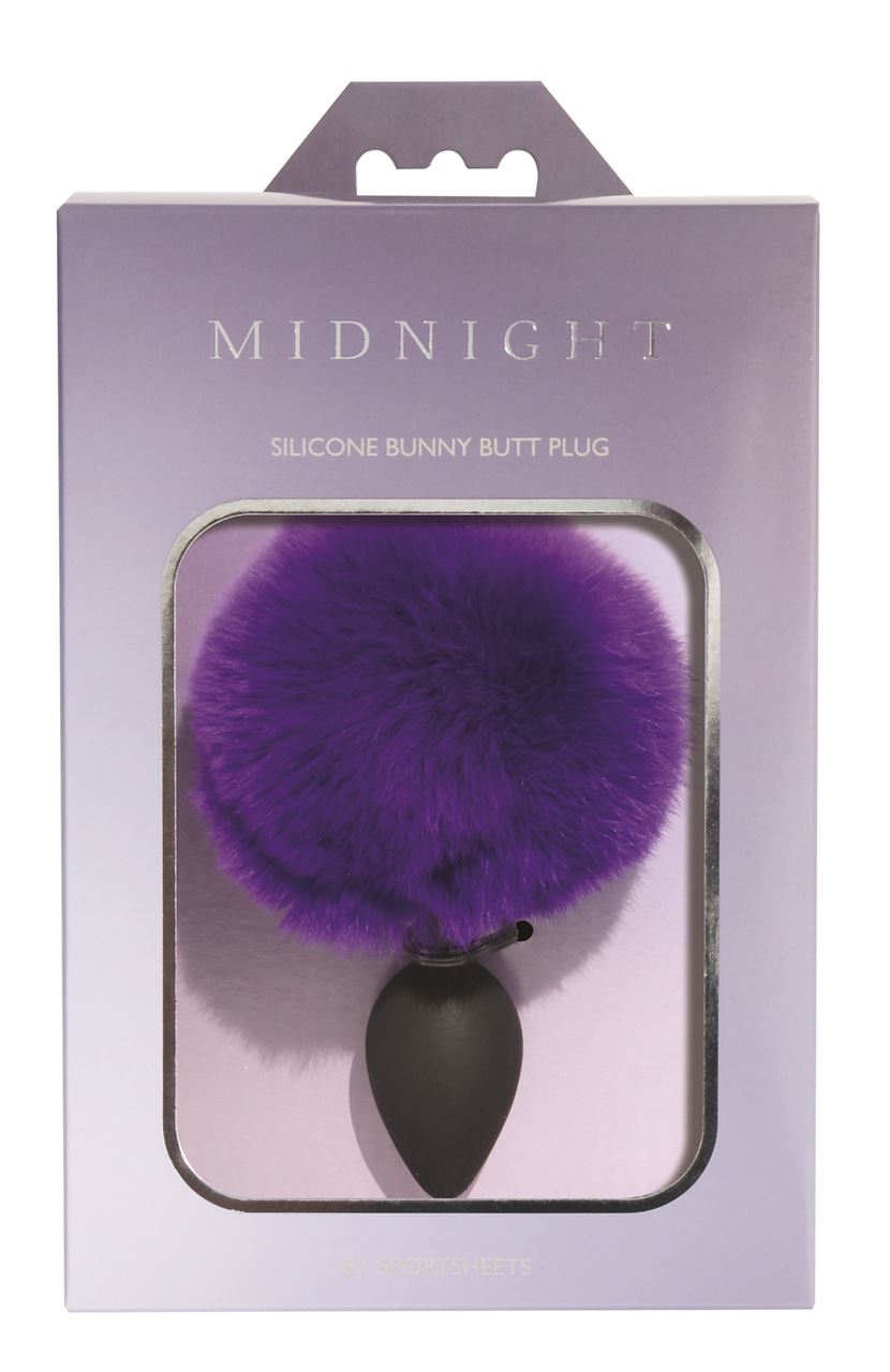 Midnight Silicone Bunny Butt Plug - UABDSM