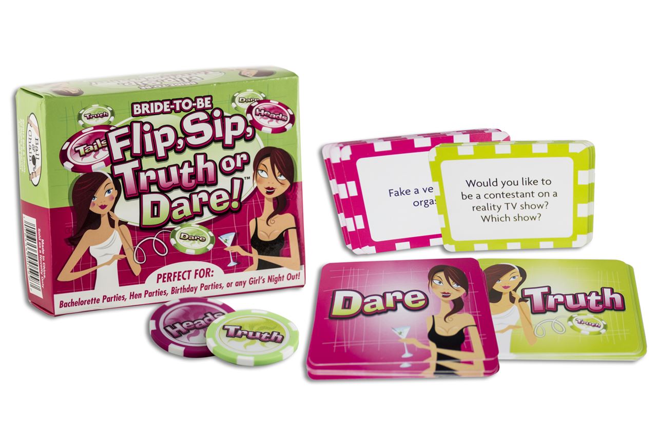Bride to Be Flip  Sip  Truth or Dare - UABDSM