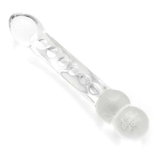 Fifty Shades of Grey Drive Me Crazy Glass Massage Wand - UABDSM
