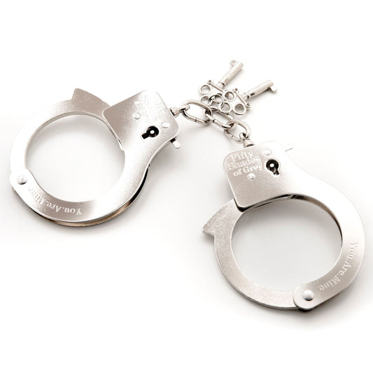 Fifty Shades of Grey You Are Mine Metal Handcuffs - UABDSM