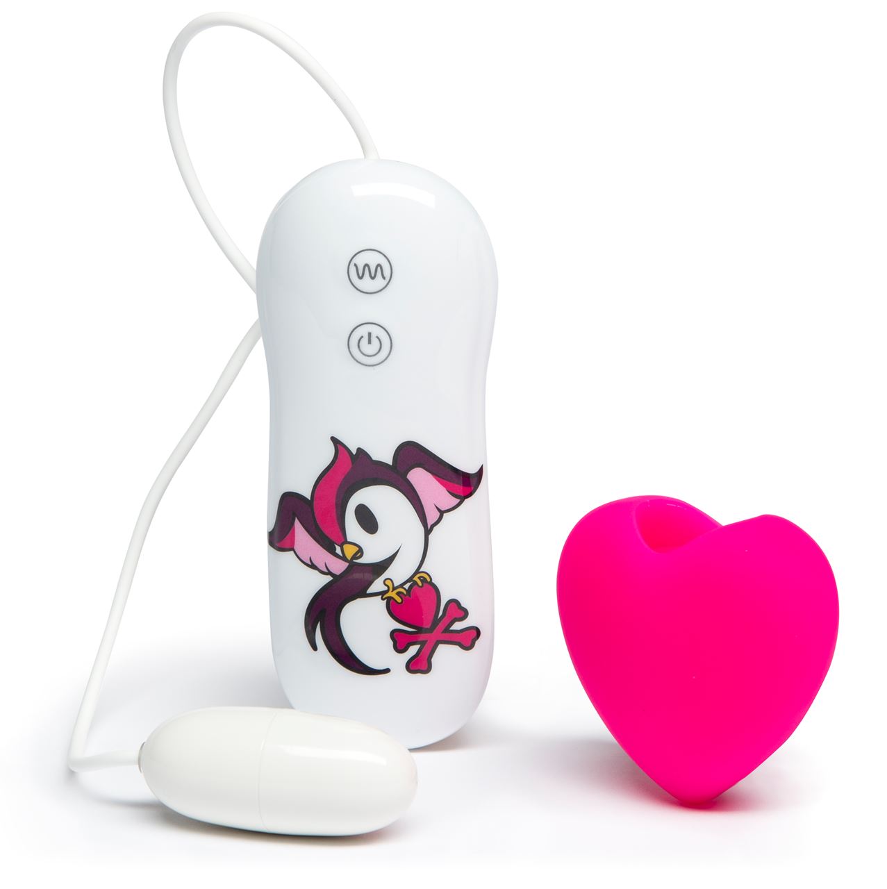 Tokidoki 10 Function Silicone Clitoral Vibrator swoop Pink Heart - UABDSM