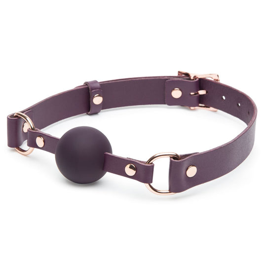 Fifty Shades Freed Cherished Collection Leather Ball Gag - UABDSM