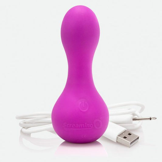Screaming O Charged Rechargeable Moove Vibe - Purple - UABDSM